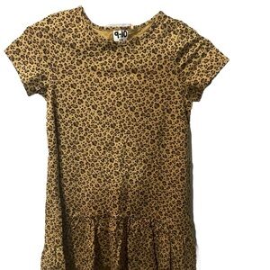 New Cotton:On Kids  Dress  Brown  Leopard Size 9-10